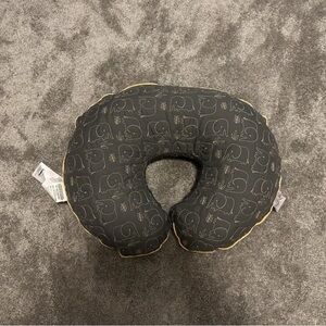 Boppy Luxe Quilt Elephant Nursing Pillow & Positioner in Grey/Gold ($49)